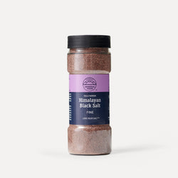 Black Salt Fine 454g (16oz) Shaker